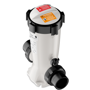 EROSION FEEDER FOR CHLORINE TABS, IN-LINE WITH JANDY 2" x 2-1/2" UNIONS