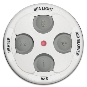 Jandy Pro Series 1" - 1 1/2" Spa Side Remote (4 Function ) 100', White.