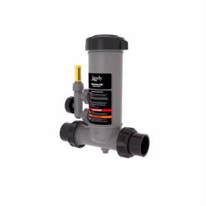 TruChlor erosion feeder, Inline variable speed, clear glass lid